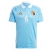 Camiseta Bélgica Axel Witsel #6 Visitante Equipación Eurocopa 2024 manga corta